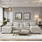 130" U-shaped Sofa with Console,Cupholders,6-seat Upholstered primary living space Furniture,Sleeper Couch Set with Chaise for Living Room,Apartment-856332066