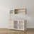 Industrial Bar Cabinet With Wire Doors & 3 Drawers-2092628613