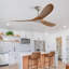 Ventilateur de plafond 60 pouces sans pales 3 lumières ABS avec commande intelligente-1102042496-1102042503