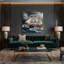 Art nautique gris sur toile-816177995