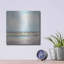 «Flowing Creek II» par Tim O'Toole, art mural en métal, 12 po x 12 po par Tim O'Toole