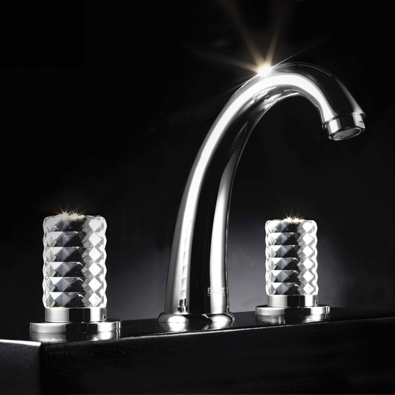Kyros Widespread Bathroom Faucet, Polished Chrome