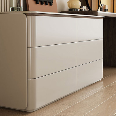 Makeup Vanity with Light mirror,6 drawers