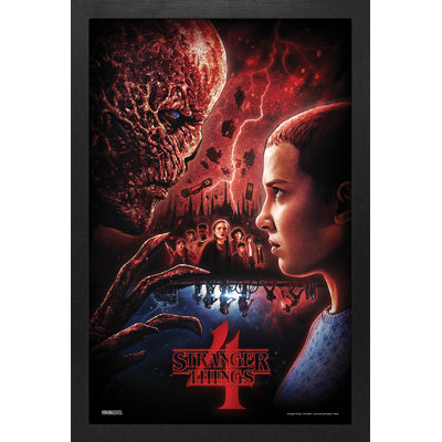 Stranger Things - S4 Face Off 11x17 Gel-Coat Framed Print