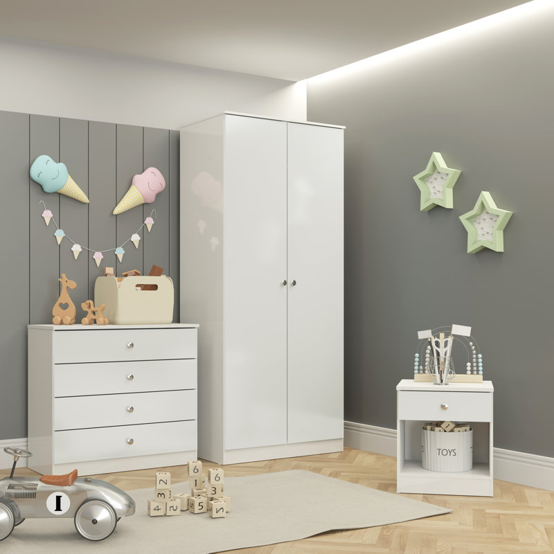 Denver Piece Bedroom Set, White