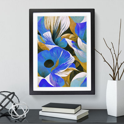 Amazing Abstract Flowers No.4 - Single Picture Frame Print