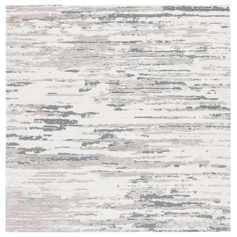 Estis Performance Performance Abstract Rug, Square 6'