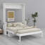 Grand lit escamotable avec bureau, DEL et USB-320690122