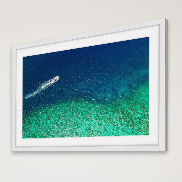 Hassan Ishan - Single Picture Frame Painting, 61cm H x 91cm W x 3.81cm D