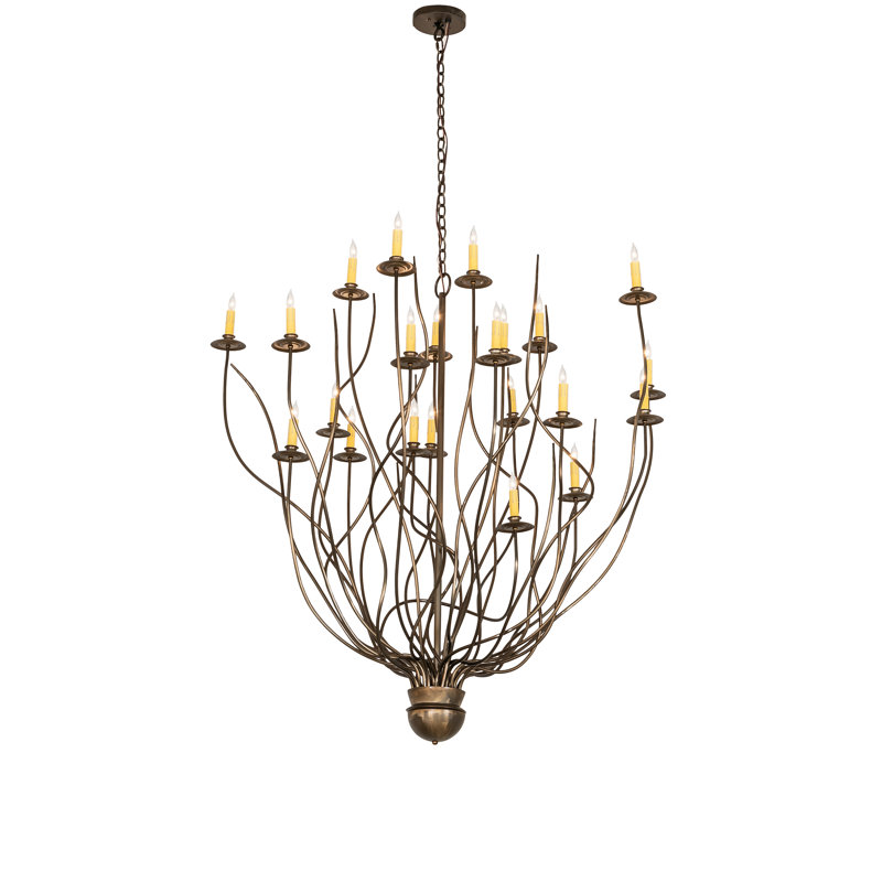 54" Wide Sycamore 22 Light Chandelier