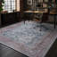 Vintage Look Cotton and Chenille Flatweave Area Rug-578761879