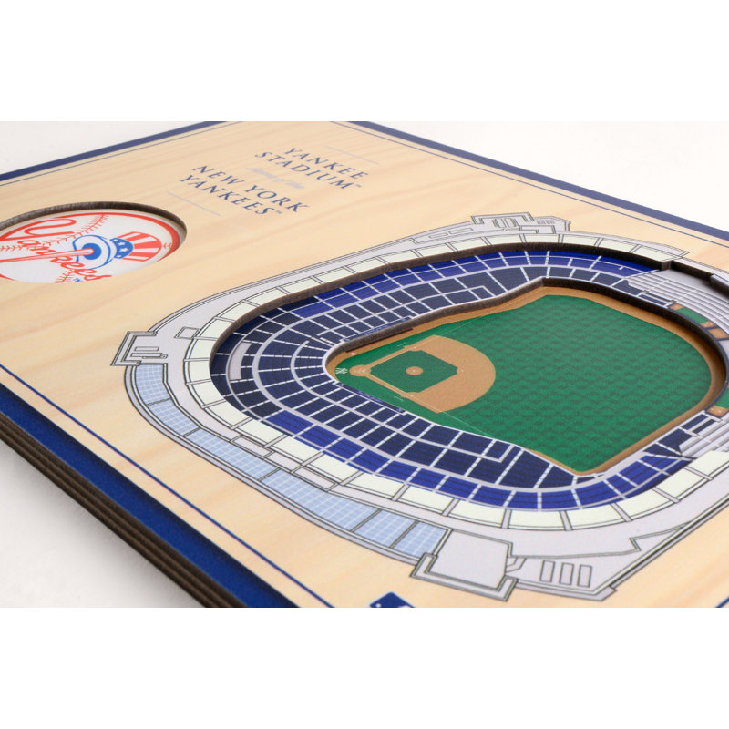 Présentoir de bureau MLB 3D StadiumViews, New York Yankees
