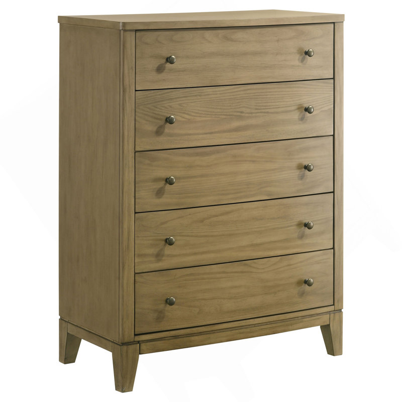Menlo Natural Pine 5-Drawer Bedroom Chest Of Drawers