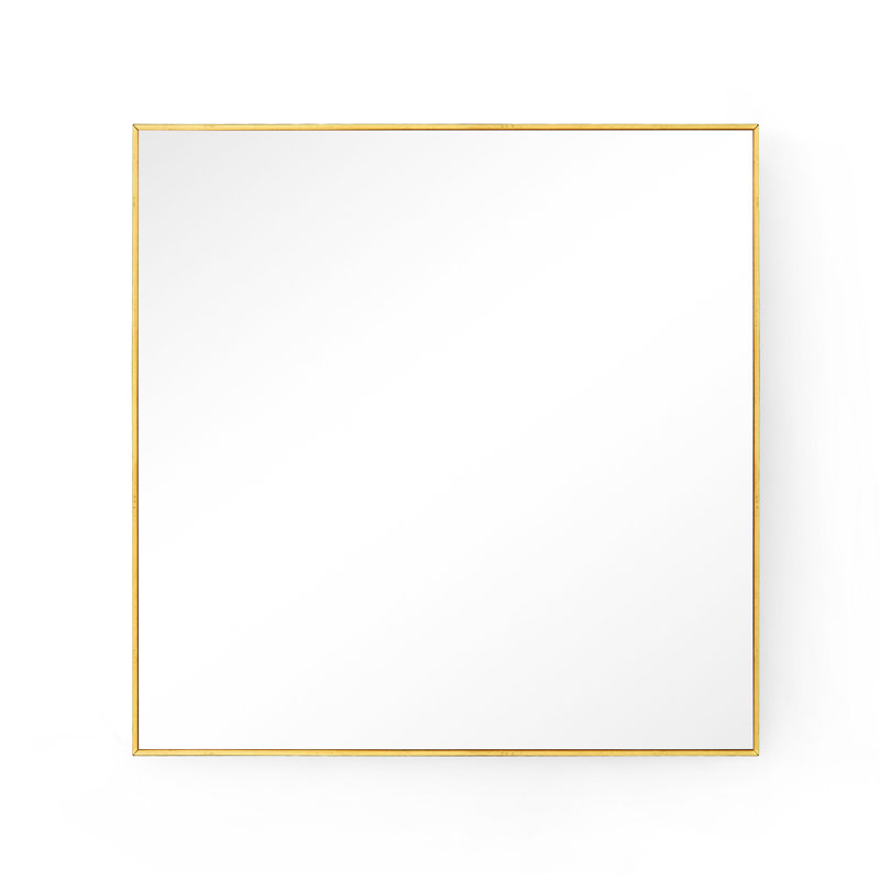 Clarence Square Metal Wall Mirror, 28.5" x 28.5"