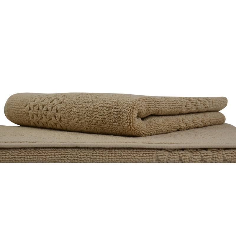 Depue Turkish Cotton Bath Rug, Beige