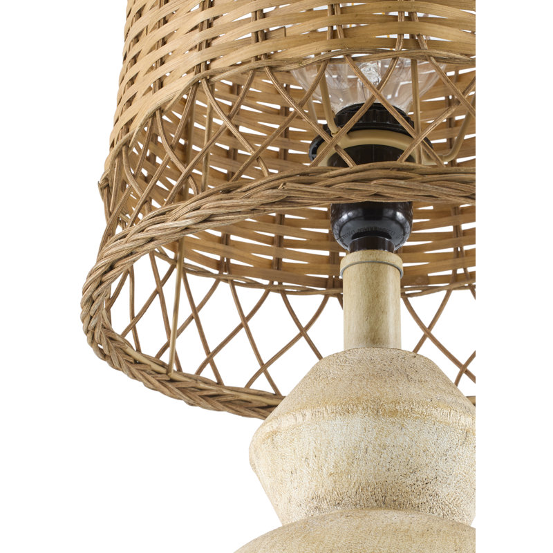 Lampe de table Caryssa, Beige