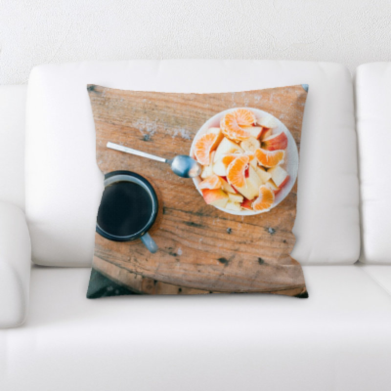Microsuede Throw Pillow