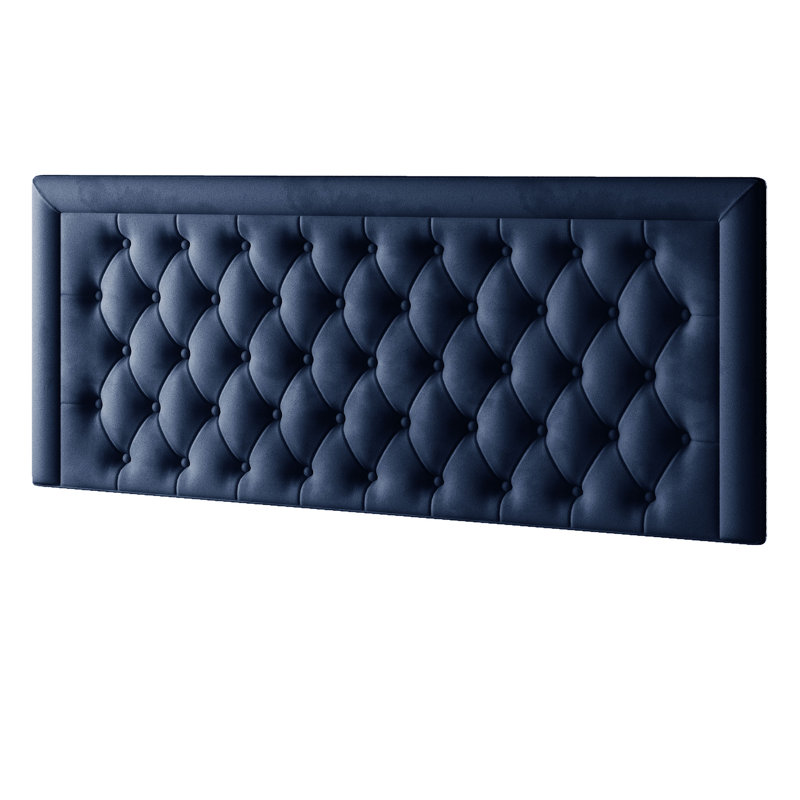 Scarborough Upholstered Headboard, Super King (6'), Royal Blue