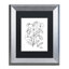 « simple fleur doodle », impression sur toile encadrée-19607756-19607757-70583039