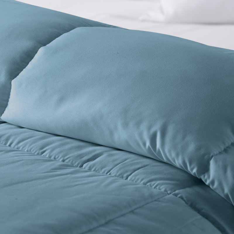 All Season Polyester Down Alternative Comforter - Basics by Wayfair™, King, Blue Dusk