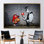 "Super Mario Graffiti" inspiré de Banksy, impression sur toile de haute qualité pour la décoration intérieure