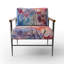 Dareios - Chaise d'appoint rembourrée Palm Trees-1286447755