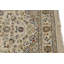 Tapis floral en laine fait à la main crème-1859761177