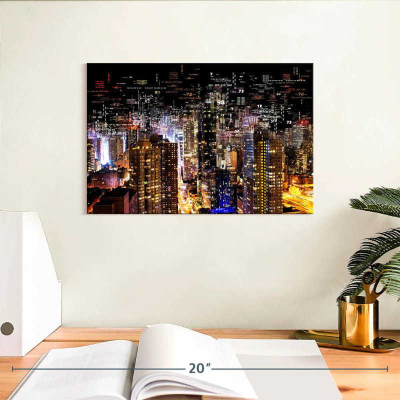 Ravi Times Square, 8" H x 12" W