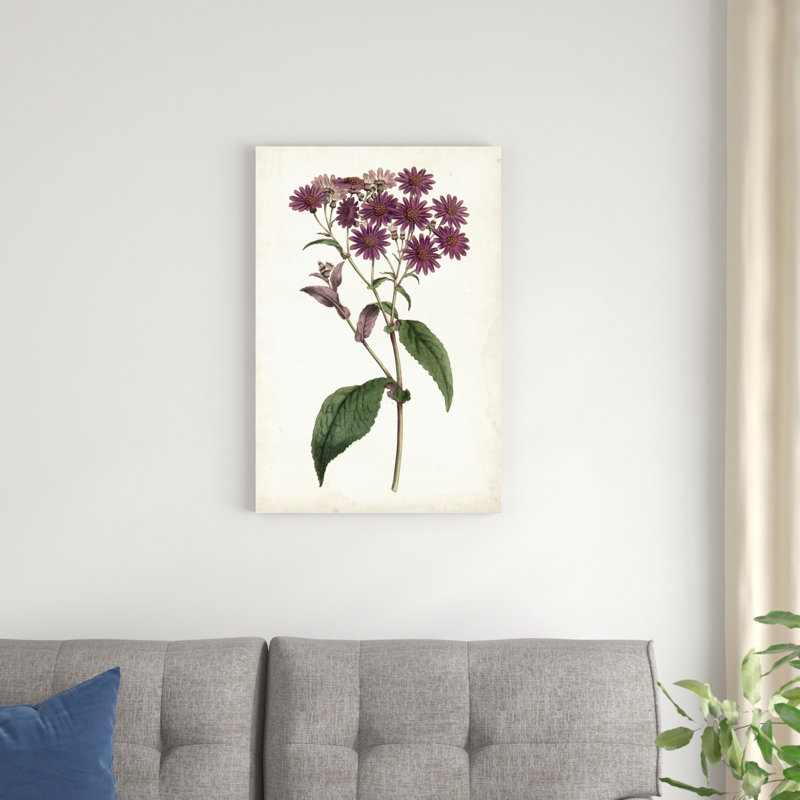 Lavande florale IV, H 30 po x l 20 po x P 1,25 po