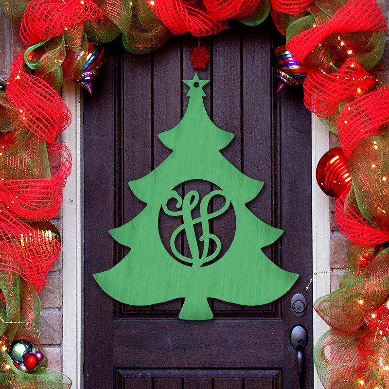 Accents décoratifs pour sapin de Noël, V, Vert