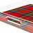 Christmas Tartan Red Acrylic Square Decorative Tray-122238850