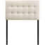 Tête de lit rembourrée en tissu Emily de Modway-122135065-122135060