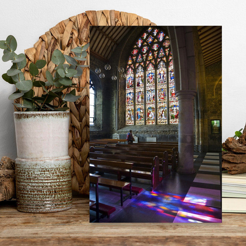 Stained Glass Dominican Black Friary Kilkenny City Ireland by George Munday - Wrapped Canvas Print, 45.72 cm H x 30.48 cm W