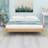 Solid Dry Bamboo Wood Platform Bed-1532626552
