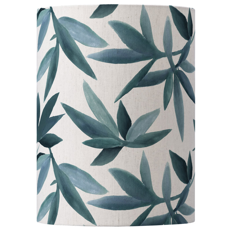 Cotton Round Lamp Shade ( No Direct Attachment Method ), 35cm H x 25cm W x 25cm D, Grey