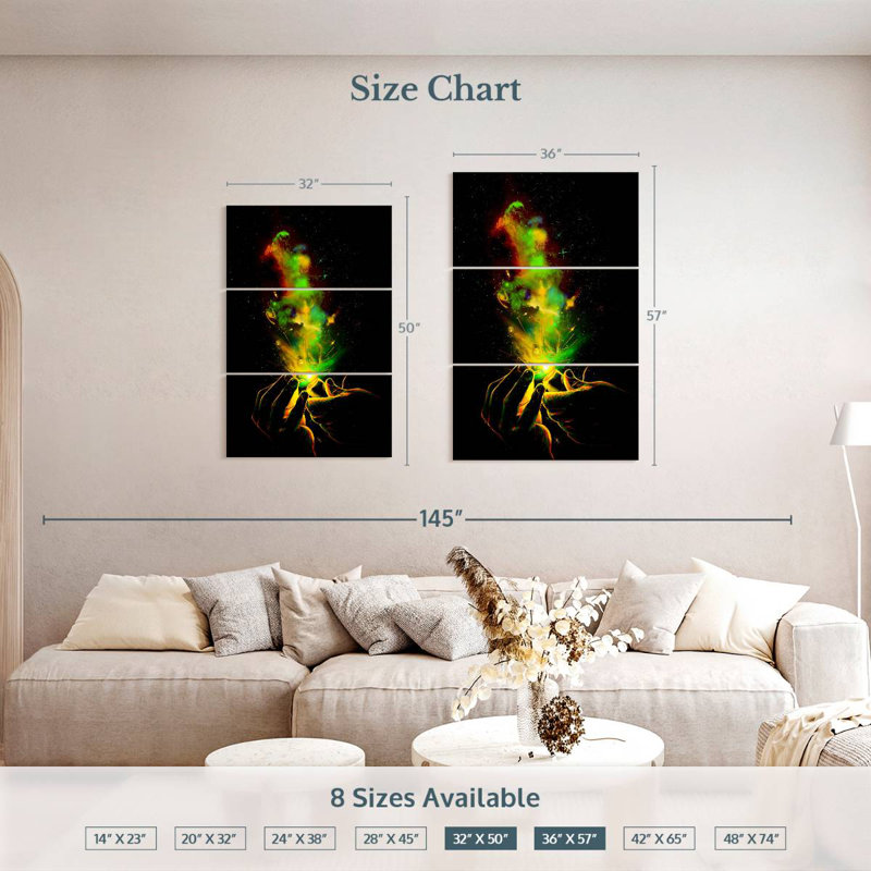 Kelan Light It Up, 50" H x 32" W
