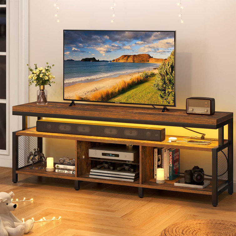 Brixlee TV Stand with Sound Bar for TVs up to 70"