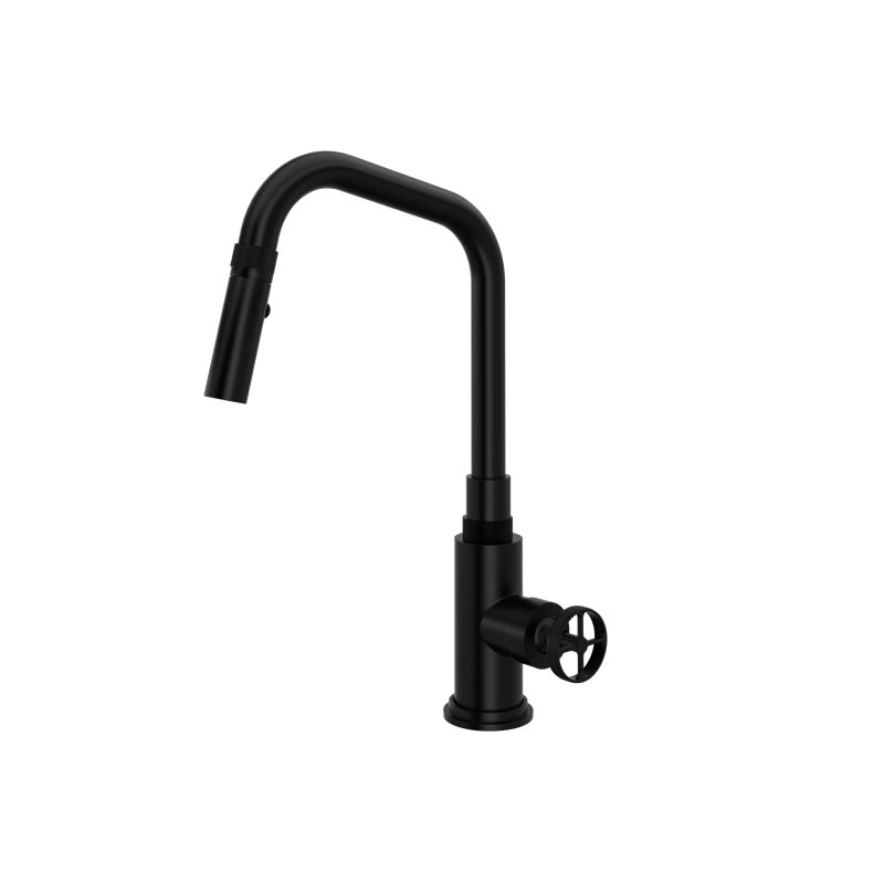 Campo Pull-Down Kitchen Faucet, Matte Black, Lever