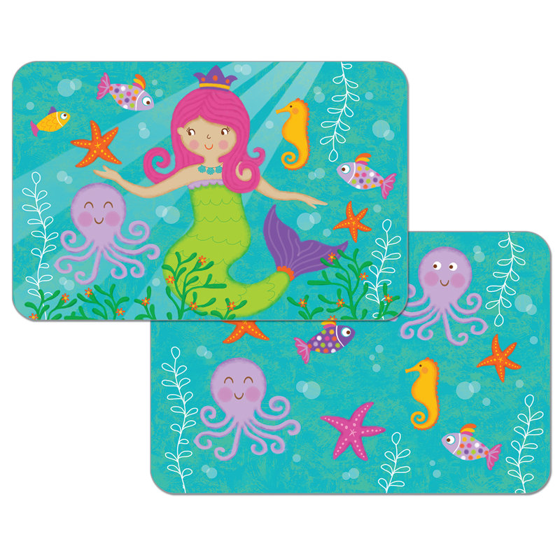 Napperon réversible 4 pièces Kids Mermaid
