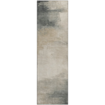 Premium Machine Washable Garett AMF1672 Abstract Rug