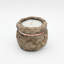 Unscented Jar Candle with Stone Holder