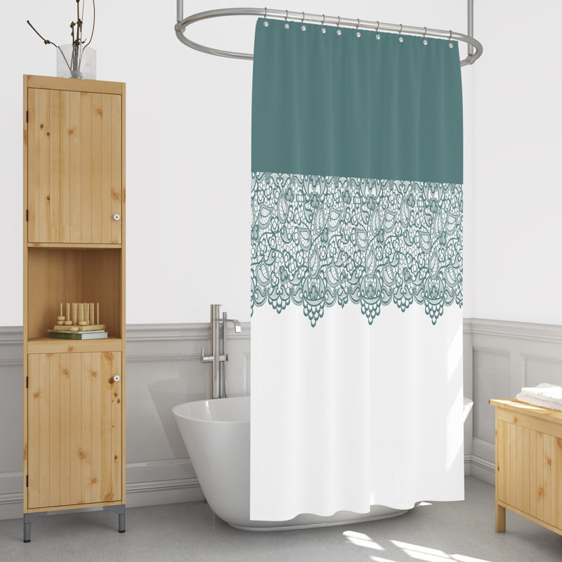 Rideau de douche simple, H 70 po x l 72 po