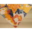 Tapis en laine et viscose à motif abstrait multicolore Columbia-18713870