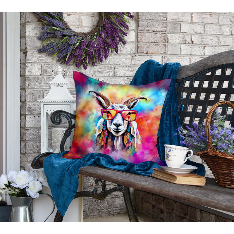 Coussin Hippie, H 18 po x l 18 po