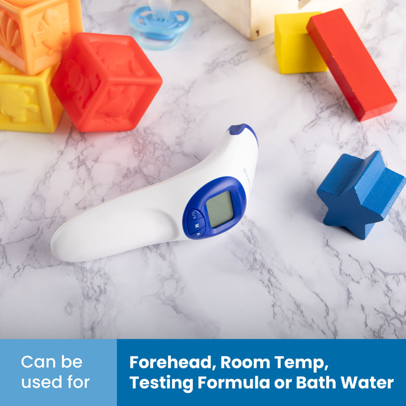 Bluestone Infrared Digital Thermometer - Smart Touchless Easy to Read Temperature Gun with One Second Display - Fast Accurate Results