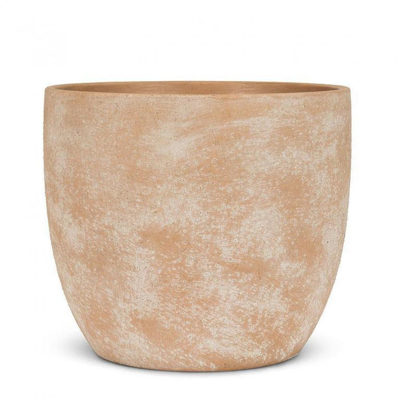 Cache pot terre cuite Brison, 10 po x 10 po x 8,50 po