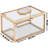 Rectangular Mirrored All-Natural Agate Stone Glass Jewellery Box