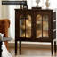 Buffet rétro en noyer noir 33,07 po