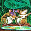 Sweet Mouses - Graphic Art on Canvas-467476931