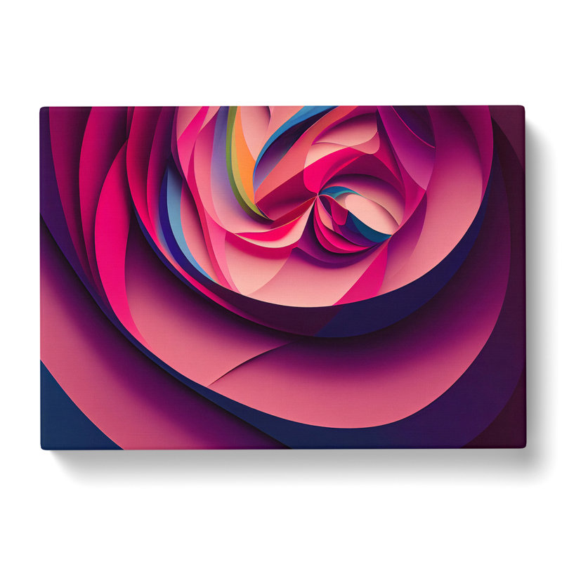 Staggering Abstract Fractals - Wrapped Canvas, 35cm H x 50cm W x 3cm D